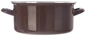 Orion Casserole smaltată cu margine Brown, 4 l, 4 l