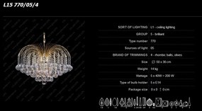 Pendul cristal Bohemia L15 770/05/4