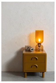 Noptieră galben ocru din metal Rune – WOOOD