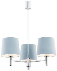 Candelabru modern design elegant BOLZANO 3L albastru
