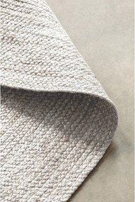 Covor alb reversibil/țesut manual rotund din iută ø 140 cm Braided – Hanse Home