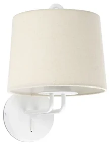 Aplica de perete moderna design elegant MONTREAL alb/bej