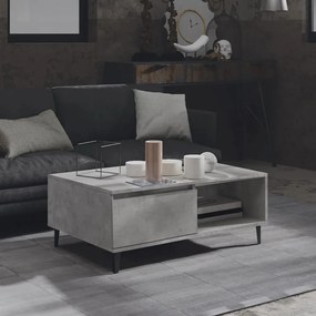 vidaXL Masă de cafea, gri beton, 90x60x35 cm, lemn prelucrat