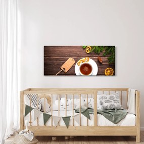 Tablou - ceașca cu decorații (120x50 cm)
