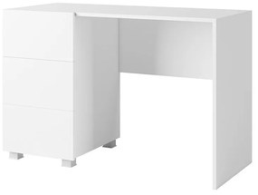 Masă de scris Brenali BR08 (Alb + Alb lucios). Promo -17%. 1058380