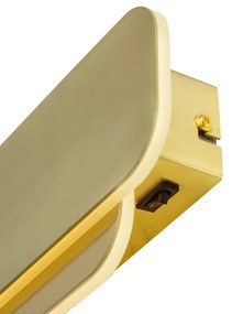 Lampă de perete modernă alamă incl. LED cu 3 trepte de intensitate luminoasă - Dias