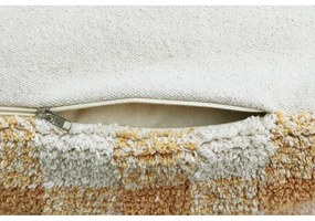 Puf de copii galben ocru Vichy Honey – Lorena Canals