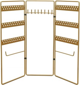 Suport bijuterii 241358, auriu, metal, 45x40 cm