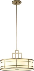 Feiss FE-FUSION-P-L-PNBR - Candelabru cu tijă FUSION, 3xE27/40W/230V, auriu