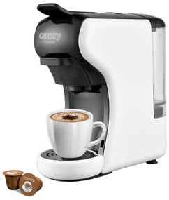 Espressor cafea macinata si capsule 9 in 1 Camry CR 4414, 3000W, 19 bar, Negru/Alb