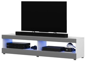 Masă TV Violett 100 (cu iluminat) (alb). 1098636