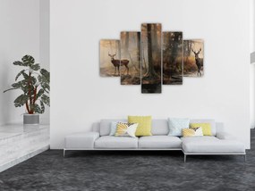 Tablou - Vintage pictura wildlife (150x105 cm)