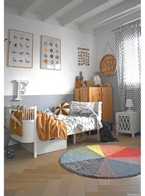 Covor pentru copii lavabil/țesut manual din lână ø120 cm Pie Chart – Lorena Canals