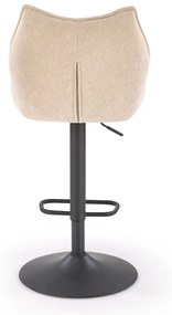 Scaun de bar H122 bej/negru