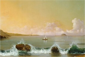 Tablou - Martin Johnson Heade, Rio de Janeiro Bay, reproducere (90x60 cm)