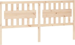 vidaXL Tăblie de pat, 185,5x4x100 cm, lemn masiv de pin