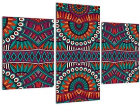 Tablou cu bastracție ornamentală (90x60 cm)