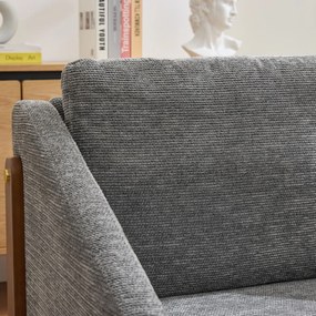 Scaun modern de accent pentru living, Gri | Aosom Romania