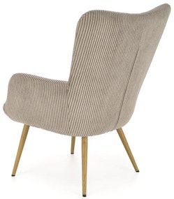 Fotoliu Amaro velvet gri H97 cm