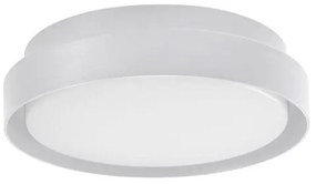 Plafoniera LED pentru iluminat exterior design modern slim IP65 OLIVER alba