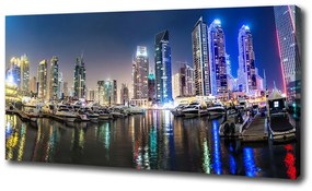 Tablou pe pânză Dubai timp de noapte