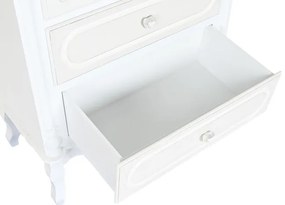 Vitrina, alba, din lemn masiv, Magnolia