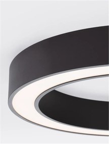 Lustra LED aplicata design modern OPAL 50W negru