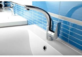 Sapho - Baterie lavoar SOLITER, 18 cm, crom lucios