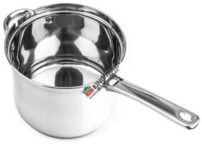 Cratita cu cos Kinghoff KH 4581, 3.6 l, 18 cm, Fund multistrat, Inductie, Inox