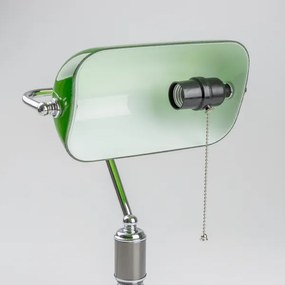 BRILAGI - Lampă de birou BANK OFFICE 1xE27/60W/230V negru/argintiu/verde