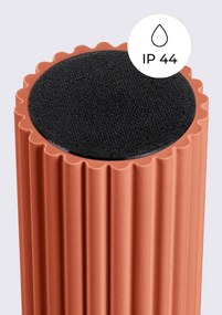 Plafonieră portocalie cu abajur din sticlă ø 12 cm Orbital – Sollux