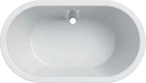 Cada ovala pentru copii Geberit Bambini alb 91x52 cm