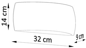 Aplică Sollux Palermo, alb