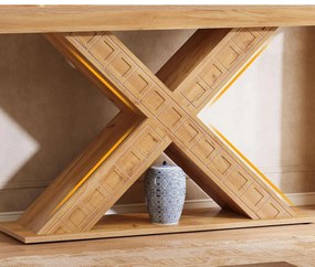 MAM8 - Masa Consola, 140 cm, masuta hol, living, dining, dormitor - Maro
