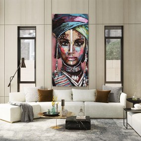 Tablou Canvas, 60x120cm, Dormitor si Living, Femei, Femei africane, Zola