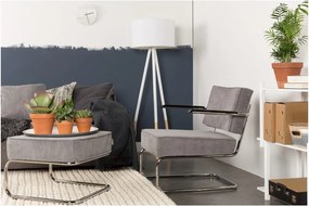 Ceas de perete din marmură Zuiver Marble Time, alb