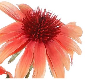 Floare artificială Třapatka lososová, 3 flori, 21x 12 x 62 cm