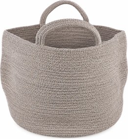 Cos de depozitare cu manere COTTON HAVEN 35x35 cm - mai multe culori Culoare: Růžovohnědá