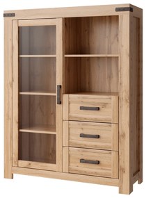 Comoda MORATIZ 1W3S, stejar wotan