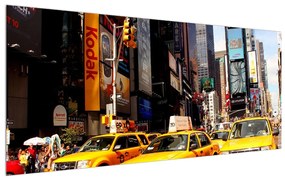 Tablou cu Yelow taxi din NY (120x50 cm), în 40 de alte dimensiuni noi