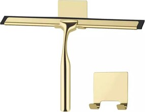 Racleta pentru sticla cu suport Rea auriu 26 cm