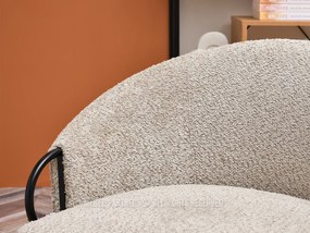 Fotoliu Carma F (bej închis + negru). Promo -19%. 1109977