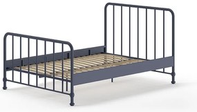 Pat copii BRONXX 140 X 200 CM ALBASTRU DENIM