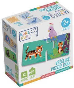 PUZZLE DUO CU ANIMALE - EFKO (KK81036)