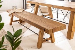 Banca design industrial vintage Finca 165cm Pin