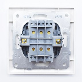 Intrerupator triplu Arkedia Panasonic, ST, alb