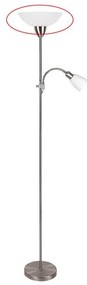 Abajur de rezervă pentru lampadar Rabalux 4067 DIANA E27 alb mare