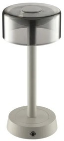 Brilliant RAZOR - lampă de masă LED tactilă, reglabilă, 2,5W/5V, 2700K, IP44, gri