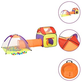 Cort de joaca pentru copii, multicolor, 338x123x111 cm