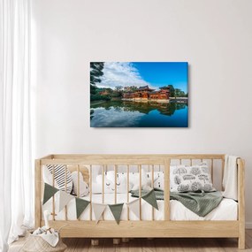 Tablou - Templul Byodo-in, Japonia (90x60 cm)